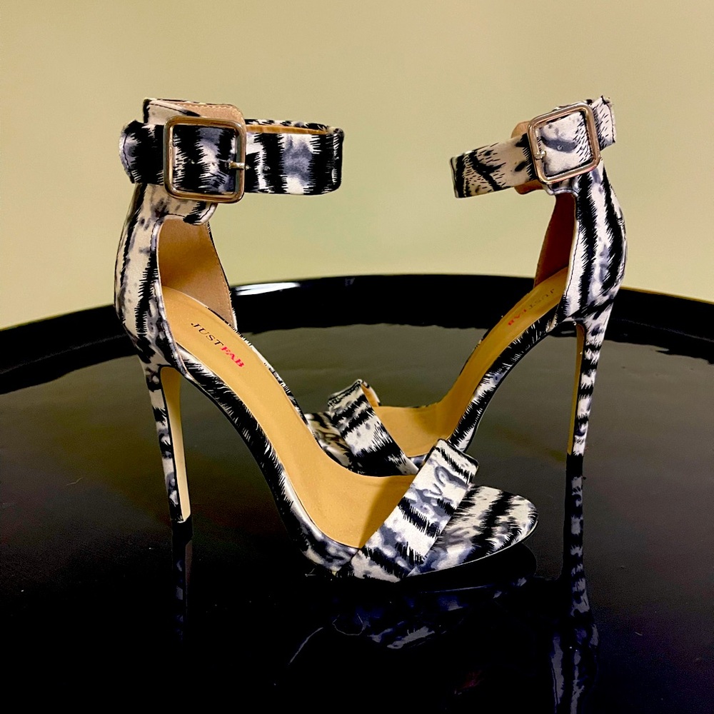 JustFab Ankle Strap Heels